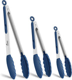 HOTEC Premium Stainless Steel Locking Kitchen Tongs by Hotec