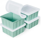 Silicone Freezer Tray for Soup Ice Cubes: 2-Cup Freezing Trays by GGOW