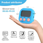 6 Pack Multi-Function Electronic Timer, Learning Management, Suitable - Image 2
