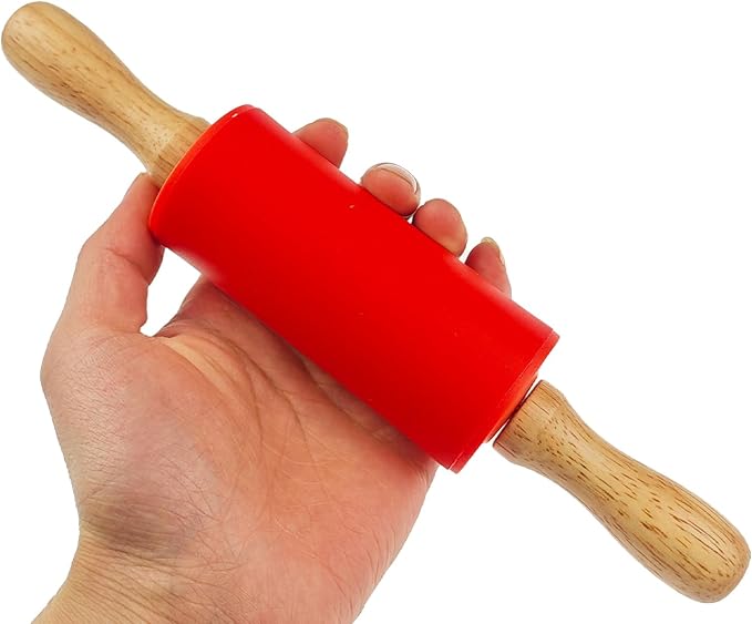 4 Pack Small Rolling Pin for Kids, Kids Rolling Pin for Home Kitchen - Image 4