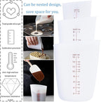3 PCS Silicone Flexible Measuring Cups, Melting Cups - Image 5