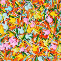 Easter Sprinkles Mix, 4.2 oz Edible Bunny Rabbit Sprinkles with Pastel Spring Nonpareils Jimmies Sprinkles for Baking, Cake Decorating Supplies for Easter Ice Cream Cookies Cupcake Topper & Holiday Treats by cobakey-DessertDecorations
