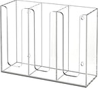 KOTEMON Acrylic Cup and Lid Holder, 3 Compartment, Disposable Coffee Cup by KOTEMON