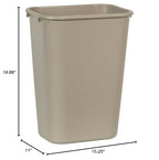Rubbermaid Commercial Products Deskside Wastebasket/Trash Can, - Image 3