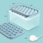 Ice Cube Trays with Lid and Bin, 0.8 IN Small Round Ice Cube Mold - Image 5