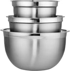 Chicago Metallic Stainless Steel Bowls, Versatile Nesting Mixing Bowls by ChicagoMetallic