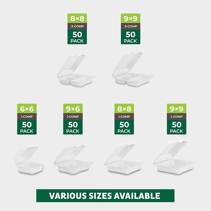 Freshware Clamshell Food Containers - Image 6