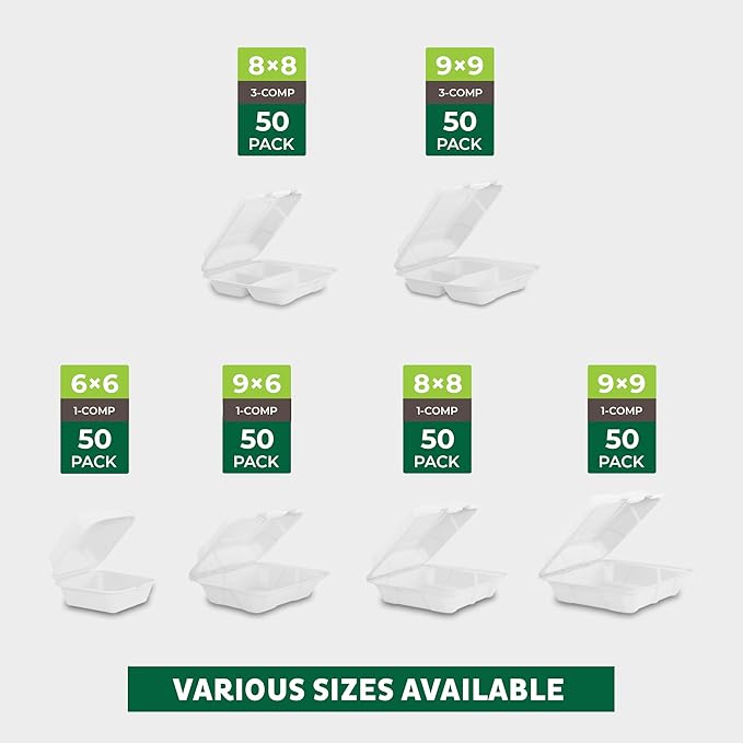 Freshware Clamshell Food Containers - Image 7