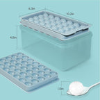 Ice Cube Trays with Lid and Bin, 1.0 IN Small Round Ice Cube Mold - Image 5