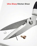 All-Purpose Kitchen Shears, Sharp Stainless Steel Kitchen Scissors - Image 2