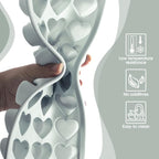 Heart Shape Ice Cube Tray, 21 Holes Silicone Ice Cube Mold - Image 3
