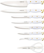 Farberware 14-Piece Knife Block Set, High-Carbon Stainless Steel, Triple-Riveted - Image 2