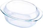 Oval Tempered Glass Casserole Dish, Tough Glass Casserole Baking Dish - Image 6