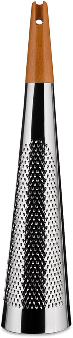 Alessi "Todo" Giant Cheese And Nutmeg Grater in Steel And Wood - Image 2