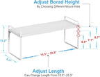15.5 to 25.5 Inch Expandable Kitchen Cabinet Organizer Shelf, 30 LBS Heavy Duty - Image 2