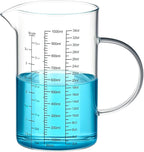 QWORK 34OZ/1000ML Glass Measuring Cup, 4 Cups Multi-Purpose Kitchen Tool by QWORK