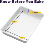 Wilton Aluminum 9x13 Inch Rectangular Sheet Pan, Made - Image 2