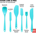 DI ORO 6-Piece Silicone Spatula Set - Image 3