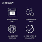 Circulon Symmetry Hard Anodized Nonstick Induction Frying Pan Twin Pack - Image 10