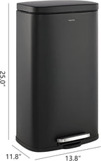 happimess HPM1011B Curtis 8-Gallon Step-Open Trash Can - Image 4