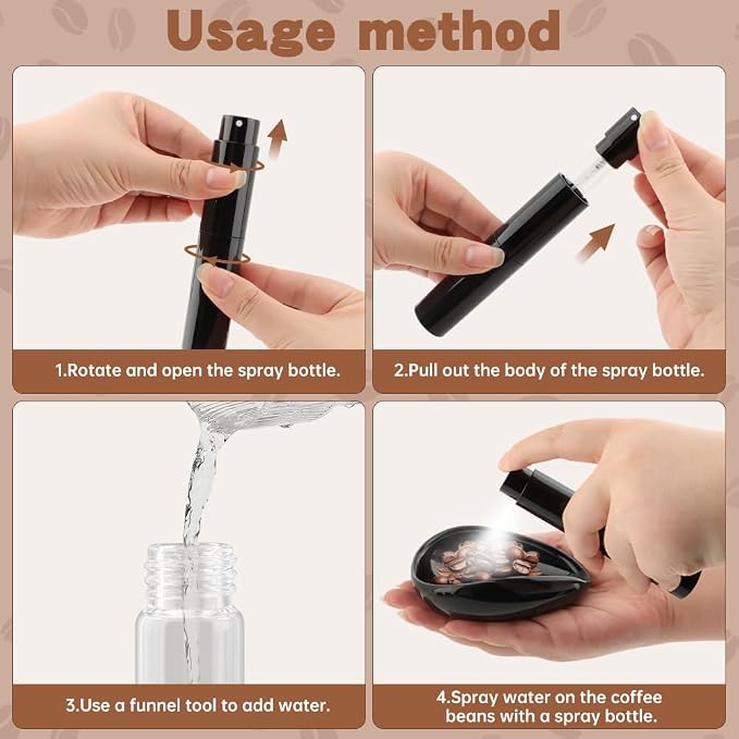 Coffee Bean Dosing Cup and Spray Bottle Set - Image 7