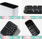 LIBODOUR Utensil Holder, Stainless Steel Caddy Counter, Spoon holder, 4 - Image 5