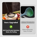 Newness Soup Ladle, Durable 304 Stainless Steel Soup Spoon - Image 2