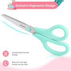 Scissors, iBayam 8" All Purpose Scissors Bulk 3-Pack, Ultra Sharp 2.5mm Thick - Image 3