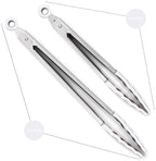 2 Pack Silicone Kitchen Tongs – 9" & 12" Set, Heat Resistant up to 500°F - Image 4