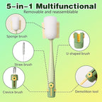 5-in-1 Bottle Cleaning Brush Set, Portable Brush Tools - Image 7