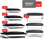 EATEX 7-Pack Glass Food Storage Containers - Image 2