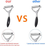 FUHUY Vegetable, Apple Peelers for kitchen, Potatoes Peeler, Y-Shaped and - Image 3