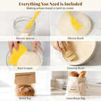 Sourdough Starter Kit, Banneton Bread Proofing Baskets Set, Sourdough Bread - Image 5