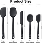 Redfly Silicone Spatula Set, 5 Piece Food Grade Silicone Cooking Utensils Set - Image 2