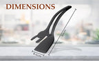 2 in 1 Flipper Spatula with tongs - Image 6