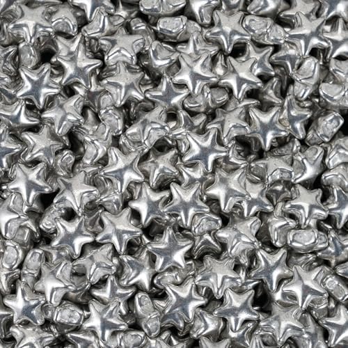 Sliver Star Sprinkles, 10MM Edible Candy Stars for Cake Decorating, Cupcakes, Cookies & Desserts, 4.2 oz Metallic Silver Sprinkles for 4th of July , Christmas, Wedding, Birthday, Holiday Baking Baby Shower - Image 6