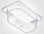 CURTA 6-Pack 1/9 Size 2.5" Deep NSF Polycarbonate Food Pans | Dishwasher & - Image 3