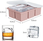 Large Ice Cube Tray for Whiskey: FDDBI Silicone Ice Cube Trays - Image 5