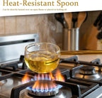 2 Pack 9.65" Heat Glass Ladle, High Temperature Borosilicate Glass Mixing - Image 2