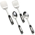 Cooking Utensils Set, Stainless Steel Kitchen Utensils by JULIPRO