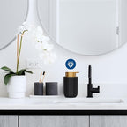 Ceramic Foaming Soap Dispenser, 12 oz Bathroom Foam Hand Soap Dispenser - Image 5