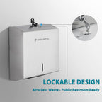 Paper Towel Dispenser Wall Mount: Large Capacity Commercial Paper Towel Holder - Image 5