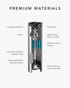 FORLIM Electric Salt and Pepper Grinder Set Rechargeable, Auto Salt and Pepper - Image 4