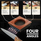 4 Angles High Carbon Stainless Steel Rolling Knife Sharpener - Image 6