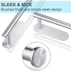 CUXIXA Paper Towel Holder Under Cabinet 2 Pack, Stainless Steel Paper Towel - Image 7