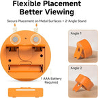 60-Minute Visual Timer, Twist to Set, Loud Battery-Powered Alarm, Bright Rotary - Image 4