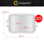 15 Inch Stainless Steel Roasting Pan - Image 5