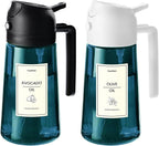 TrendPlain 16oz/470ml Blue Glass Olive Oil Sprayer by TrendPlain