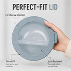 Pera Mixing Bowls with Lids Set, 8 Piece, BPA Free Nesting Kitchen Bowl Set - Image 3