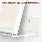 upsimples 4 Pack 15x6 Inches Acrylic Bathroom Shelves - Image 6